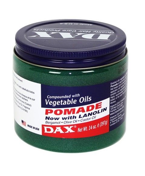 Dax Pomade Now With Lanolin Compounded With Vegetable Oils