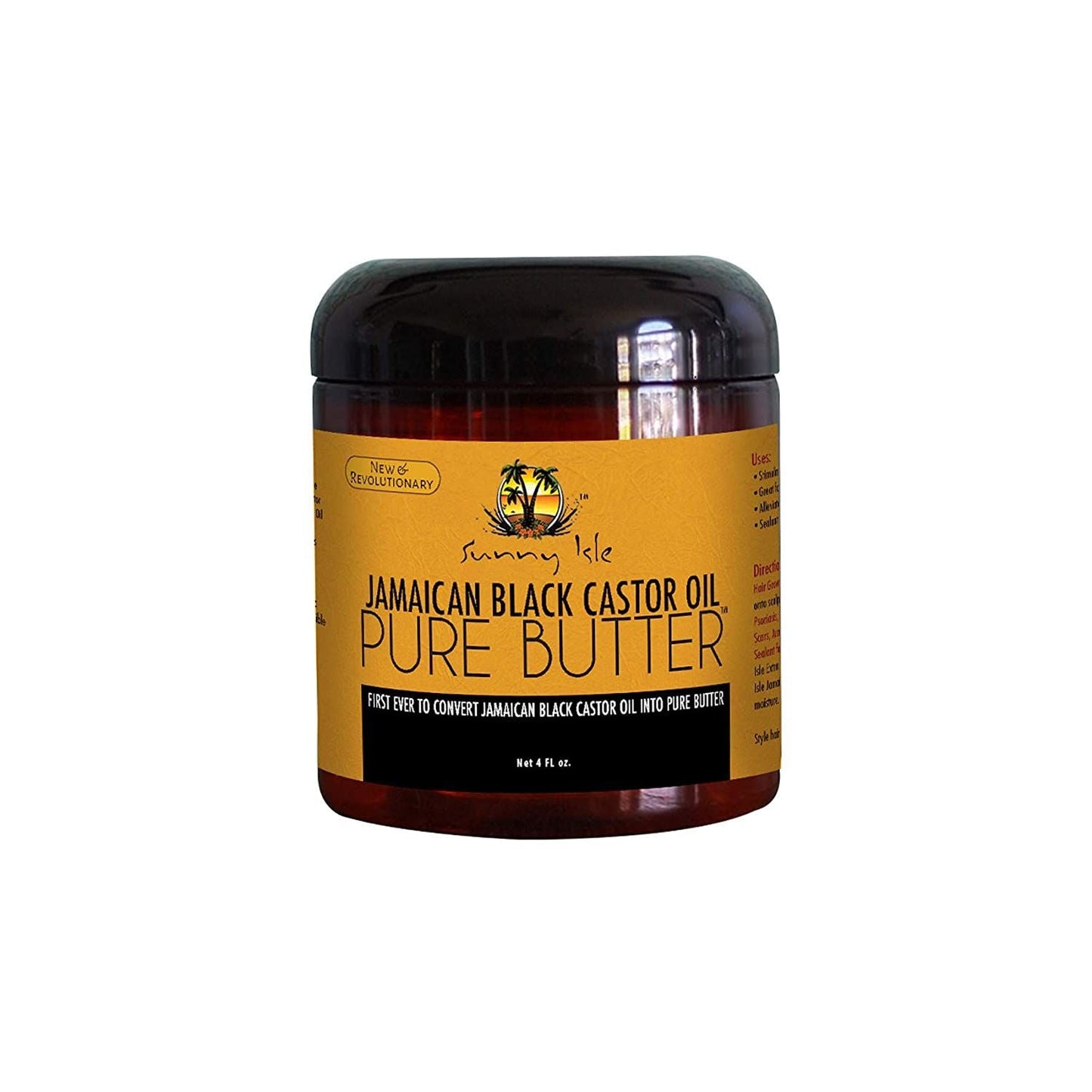 Sunny Isle Jamaican Black Castor oil Pure Butter 118.3ml/4oz