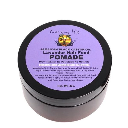 Sunny Isle Jamaican Black Castor Oil Lavender Hair Food Pomade 4oz/118.3ml