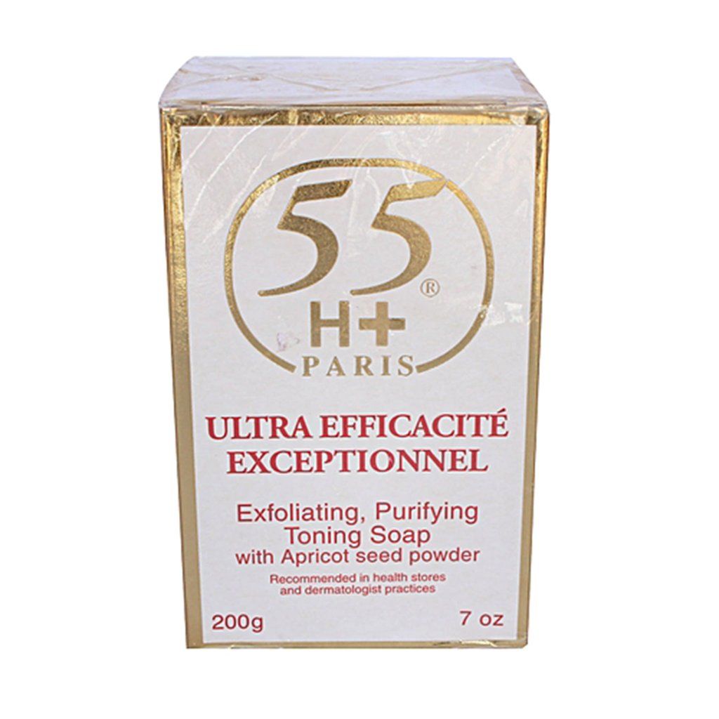 55H+ Ultra Efficacite Exceptionnel Exfoliating Purifying Toning Soap With Apricot Seed Powder 200g/7oz