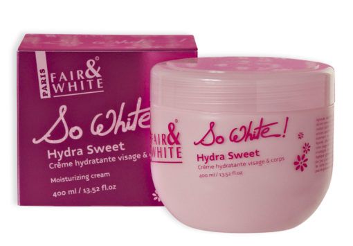 F&W Paris So White Hydra Sweet Moisturizing Cream Body & Face 400ml/13.52oz