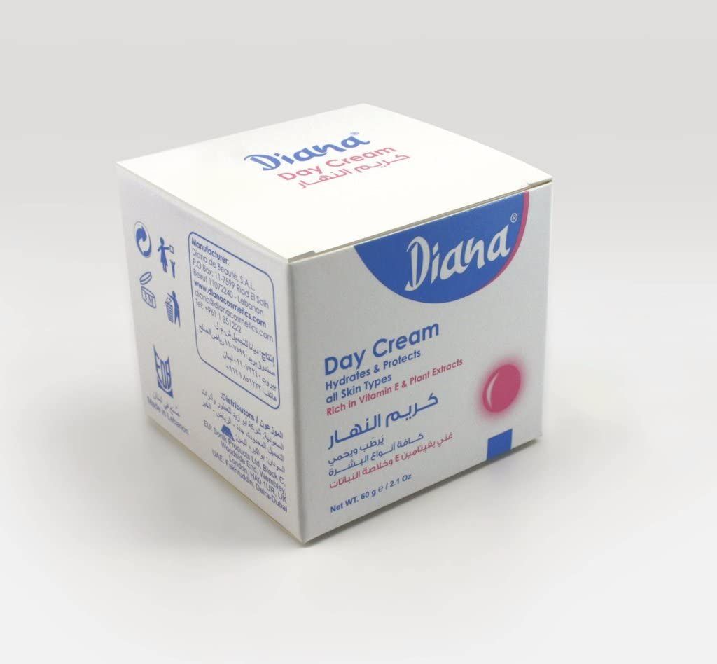 Diana Day Cream Hydrates & Protects All Skin Types 60g/2.1oz