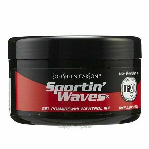 Softsheen Carson Sportin Waves Gel Pomade With Wavitrol  99.2g/3.5oz