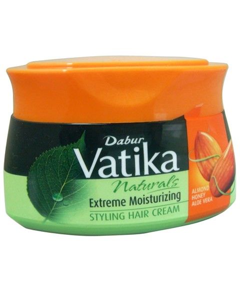 Dabur Vatika Extreme Moisturizing Styling Hair Cream With Almond Honey Aloe Vera 140ml/4.73oz