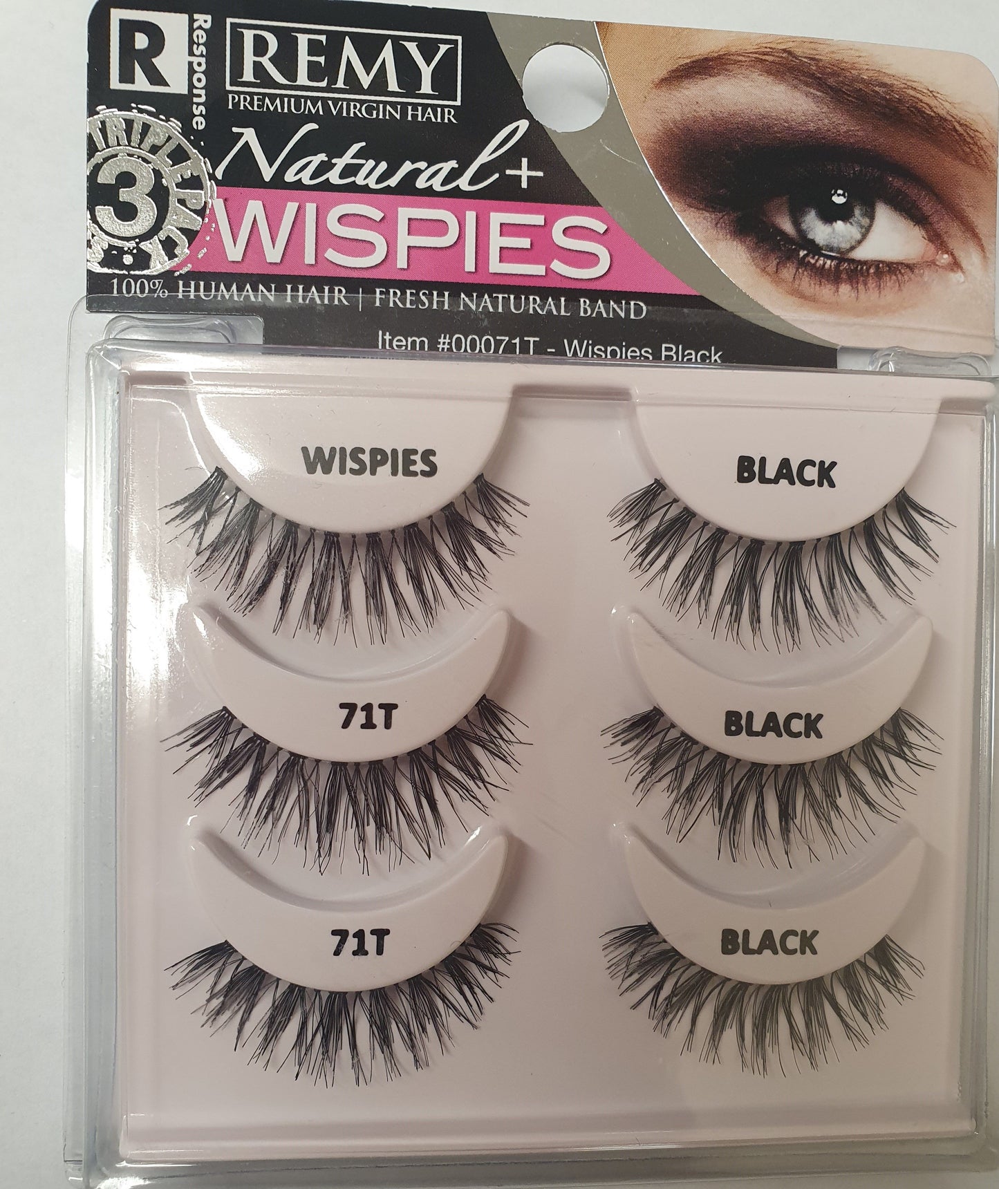 Remy Premium Virgin Hair Natural + Wispies 3 PACK