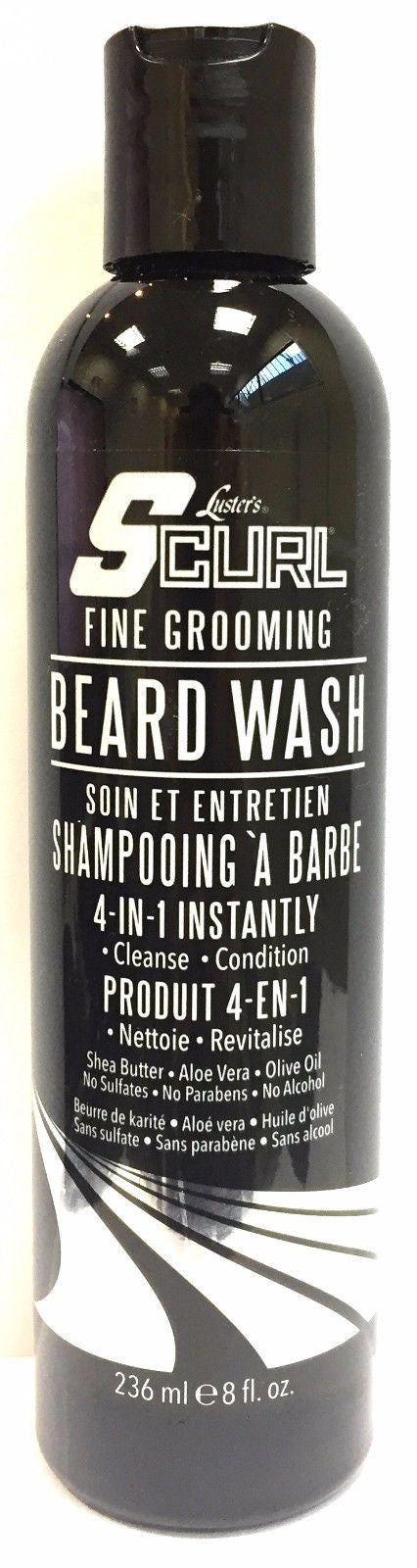 Luster's S curl fine grooming beard wash 236ml/8oz