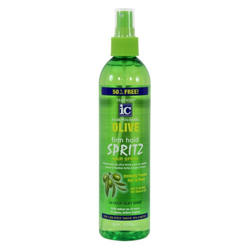 Fantasia IC Hair Polisher Olive Firm Hold Spritz Hairspray 355ml/12oz