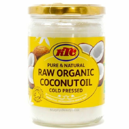 KTC Pure & Natural Raw Organic Coconut Oil Cold Pressed 500ml