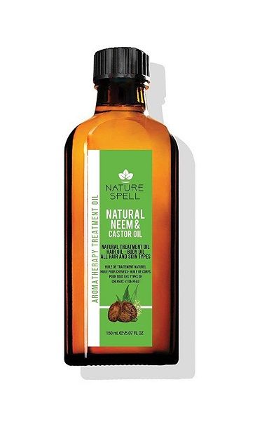 Nature Spell Natural Neem & Castor Oil 150ml/5.07oz