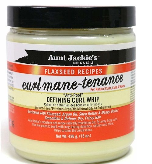 Aunt Jackie's Flaxseed Recipes Curl Mane -Tenance Defining Curl Whip 15oz