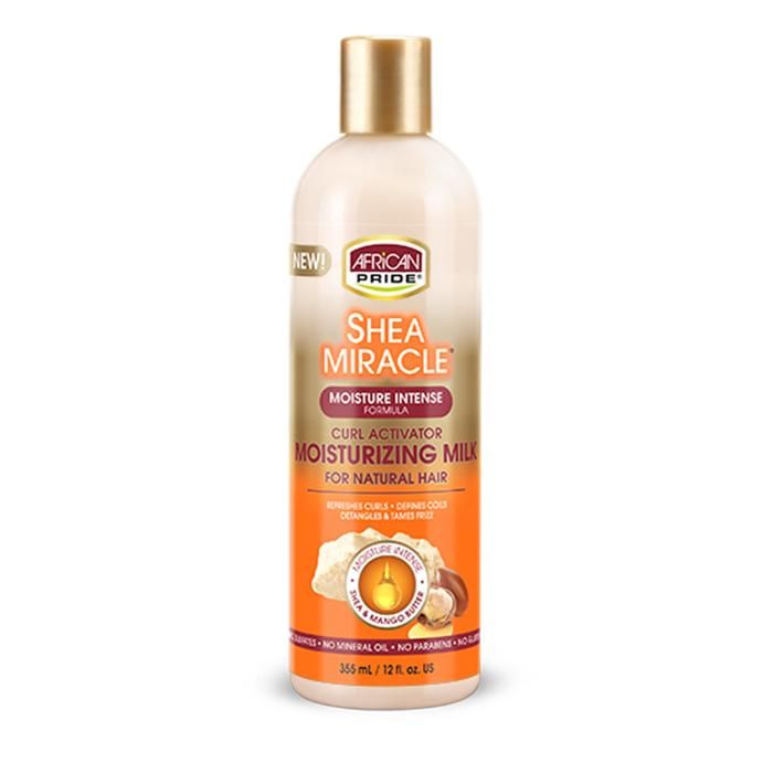 African Pride Shea Miracle Curl Activator Moisturizing Milk 355ml/12oz