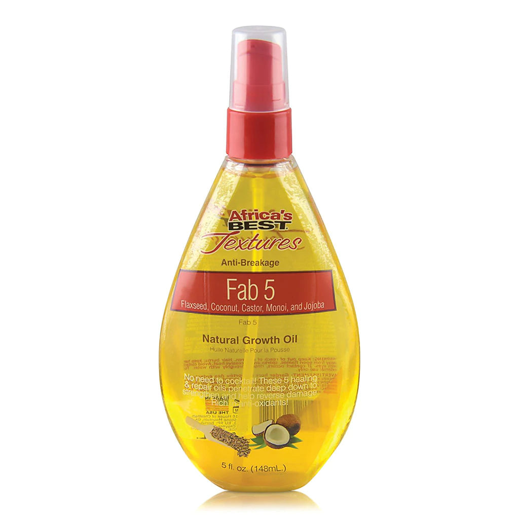 Africa's Best Textures FAB 5 NATURAL OILS 5OZ/148ML