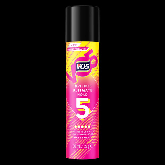 VO5 Invisible Ultimate Hold 5 Hairspray 100ml