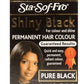Sta-Sof-Fro Shiny Black Permanent Hair Colour Pure Black (2X25ml) Bottles