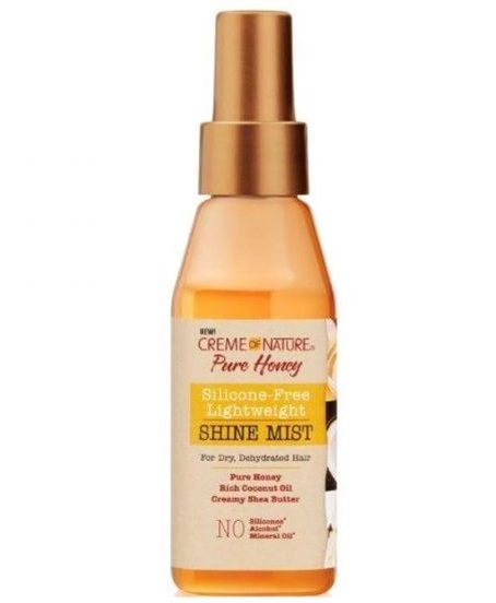 Creme Of Nature PURE HONEY Silicone Free Lightweight Shine Mist 4oz/118ml