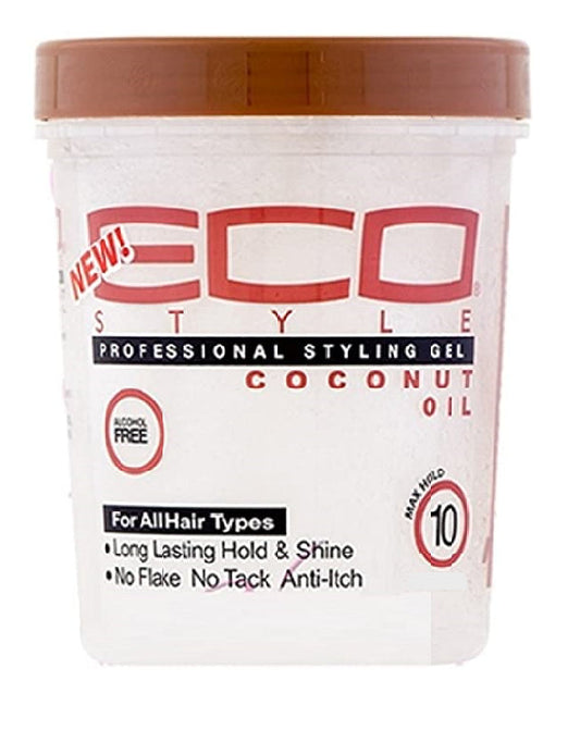 Eco Style Coconut Oil Styling Gel 473ml/16oz