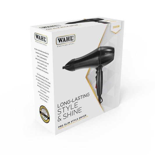 WAHL Sleek & Shiny Long Lasting- PRO Slim Style Dryer 2000 W