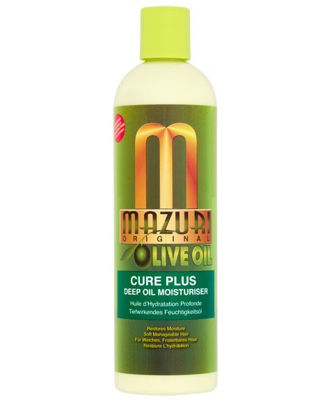 MAZURI ORIGINAL OLIVE OIL CURE PLUS DEEP OIL MOISTURISER 355ML/12OZ