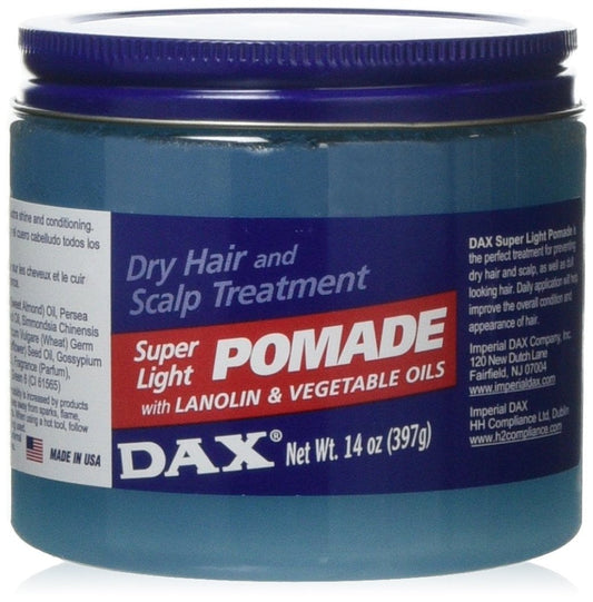 Dax Super Light Pomade With Lanolin & Vegetables Oils 397g/14oz