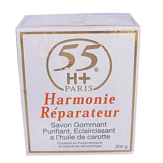 55H+ Harmonie Reparateur Exfoliating purifying Toning Soap With Carrot Oil 200g/7oz