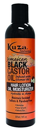 KUZA NATURALS JAMAICAN BLACK CASTOR OIL HAIR LOTION OIL MOISTURIZER 237ML/8OZ