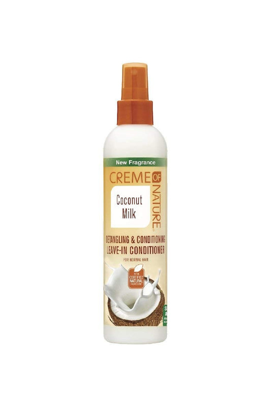 Creme Of Nature COCONUT MILK Detangling & Conditioning Leave - In Conditioner 250ml/8.45oz