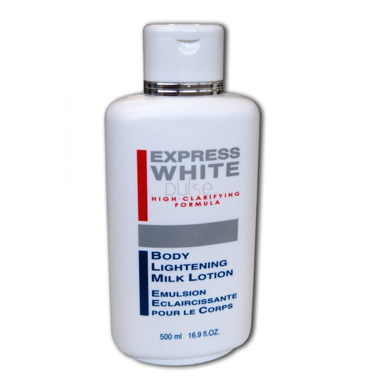 Express White High Clarifying Formula Body Lightening Milk Lotion