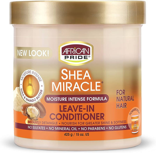 AFRICAN PRIDE SHEA MIRACLE LEAVE-IN CONDITIONER 425G/15OZ