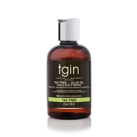 Tgin Tea Tree + Olive Oil Detoxifying Hair & Body Serum 4oz/120ml