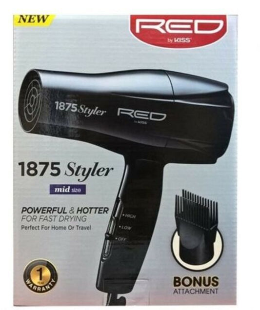 Red by kiss 1875 styler Hairdryer