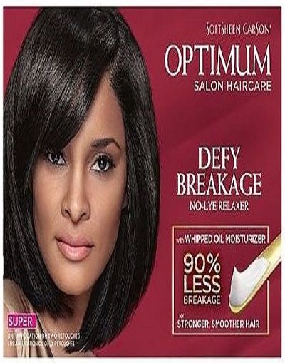 Soft Sheen Carson Optimum Defy Breakage No Lye Relaxer Super Formula-1 Complete Application