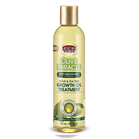 African Pride Olive Miracle Olive & Tea Tree Growth Oil Treatment 237ml/8oz