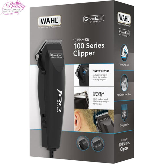 WAHL GroomEase 100 Series Clipper - 10 Piece Kit