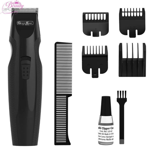 WAHL GroomEase Battery Stubble and Beard Trimmer - 9 Piece Kit